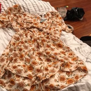 Forever 21 Flower Romper